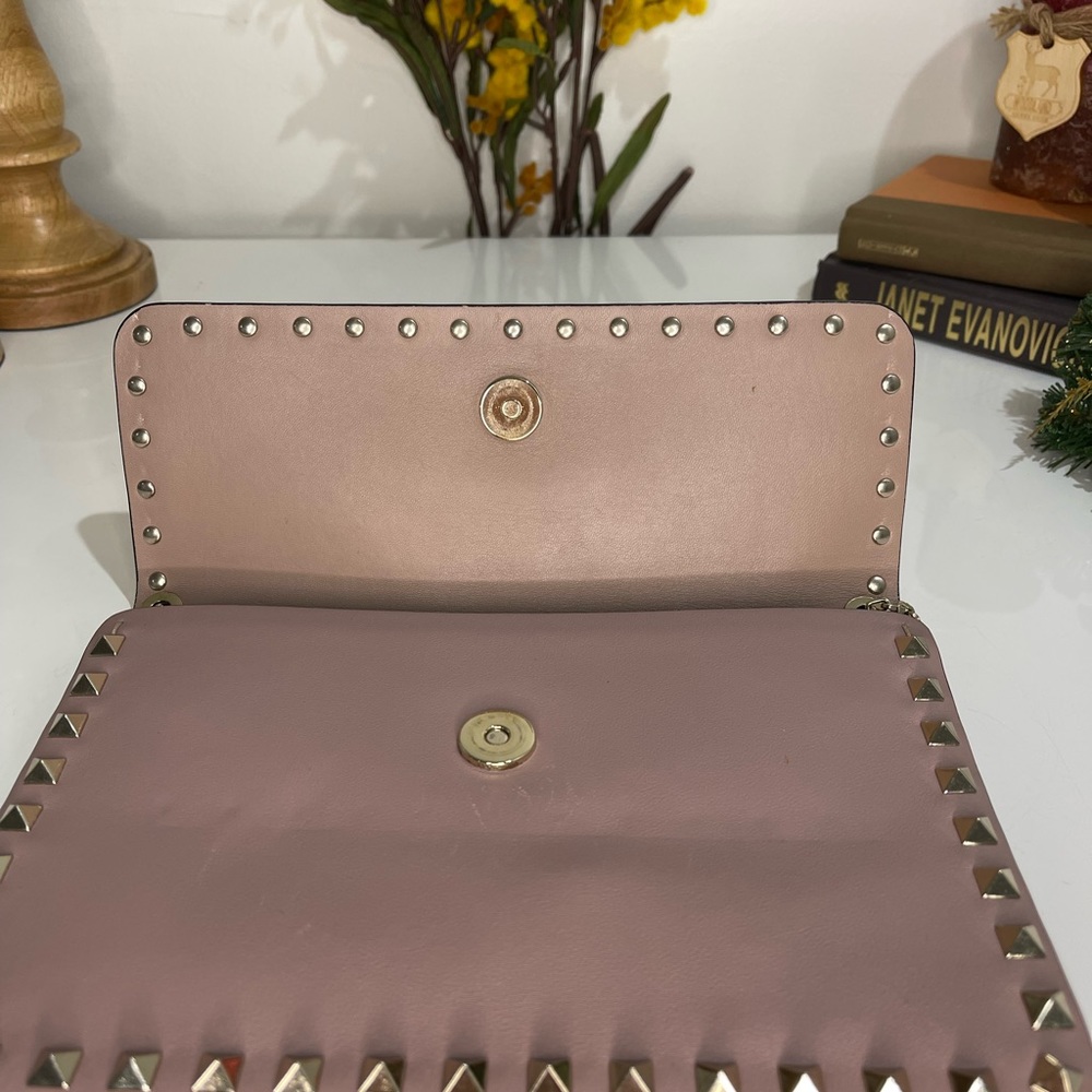 Auth VALENTINO Garavani Shoulder Bag Pink Leather 1731451 - Picture 13 of 16